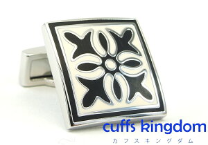 エンプレム 凹凸 塗装 【 白 黒 】 カフスボタン 【 黒系 ブラック 男女 カフリングス 営業マン おしゃれ かわいい 結婚式 カジュアル シンプル スーツ 人気 プレゼント ギフト 入園式 入学式