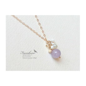 Framboise 14KGF Necklace Amesistネックレス/アメジスト2月誕生石/チェーン40cm