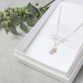 Framboise classic 14KGF Necklace Amethystネックレス/アメジスト2月誕生石/チェーン40cm