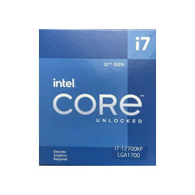 【土日祝発送】【新品】Intel CPU Core i7 12700KF BOX BX8071512700KF