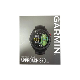 【土日祝発送】【新品】GARMIN ガーミン GPS ゴルフナビ Approach S70 47mm 日本正規品 ブラック