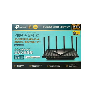 �y�V�i�zTP-Link �e�B�[�s�[�����N Wi-Fi���[�^�[ 4804+574Mbps Wi-Fi 6(ax) IPv6�Ή� Archer AX5400
