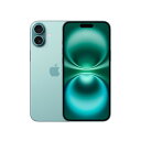 【エントリーでポイント10倍！ 6/27 01:59迄】【新品】iPhone 16 128GB ティール MYDV3J/A SIMフリー