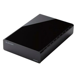 �y�V�i�zELECOM �G���R�� �O�t��HDD ELD-HTV080UBK �u���b�N