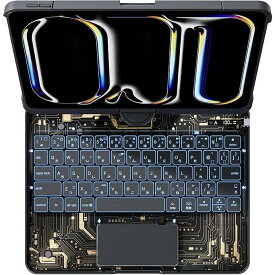 【新品】G.B.Z iPad用キーボードケース 第10、11世代対応 11インチ RWIPJP401 ブラックゴールド