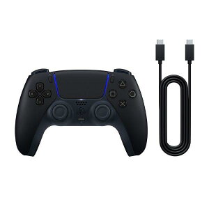 �y�V�i�zSONY �\�j�[ DualSense ���C�����X�R���g���[���[ USB�P�[�u�� for PC CFIJ15502 �~�b�h�i�C�g �u���b�N