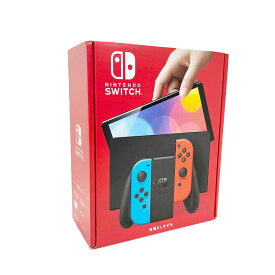 【土日祝発送】【新品】【ラッピング可】任天堂 Nintendo Switch Nintendoスイッチ本体 有機ELモデル Joy-Con(L) ネオンブルー/(R) ネオンレッド HEG-S-KABAA