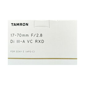 【土日祝発送】【新品】TAMRON タムロン ズームレンズ 17-70F2.8 DI III-A VC RXD B070