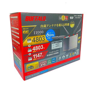 �y�y���j�����z�y�V�i�zBUFFALO �o�b�t�@���[ Wi-Fi���[�^�[ 4803+4803+1147Mbps AirStation WXR-11000XE12 �`�^�j�E���O���[