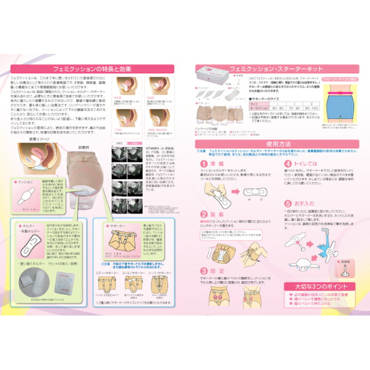 楽天市場】フェミクッション 【スターターキット（ミディー 