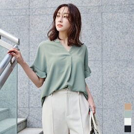 楽天市場 フリル ブラウス 半袖 レディースファッション の通販