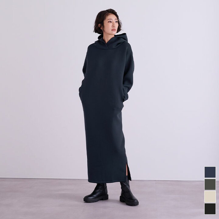 楽天市場】ボンディングフーディーワンピース ワンピース レディース  