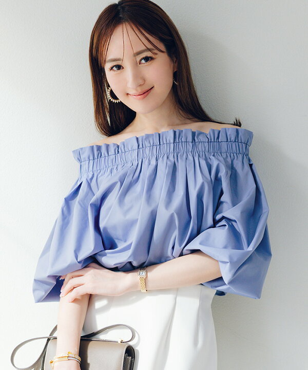楽天市場】【クーポン利用で3952円】フリルオフショルダーボリューム  