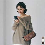 【クーポン利用で4,644円】オフショルダーシャギーニットトップス トップス レディース ニット シャギー …