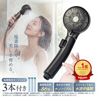 【20％OFF！】【楽天1位】 スキンケア シャワーヘッド ナノバブル Ur.Salon 塩素除去 カートリッジ付き 9…