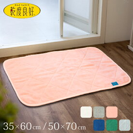 バスマット タオル地 速乾 大判 洗える 丸洗い 乾燥 吸水 乾燥機 抗菌 防臭 35×60cm 50×70cm 足ふきマット マット 無地 シンプル さらさら おしゃれ 北欧 カララカ CARARACA オカ 乾度良好