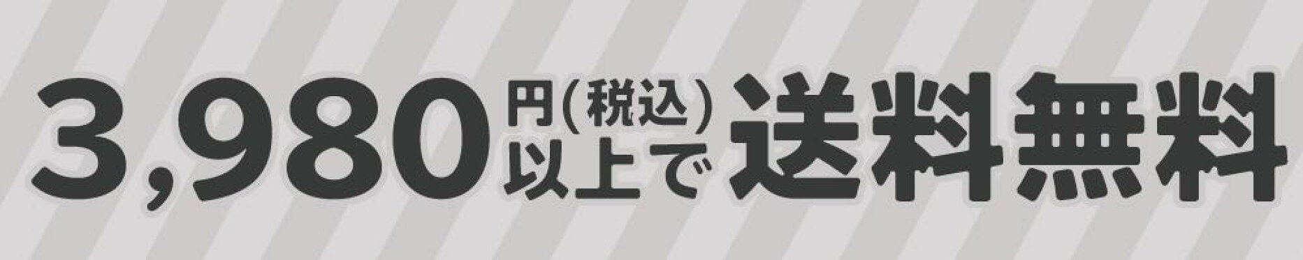 3980円以上で送料無料