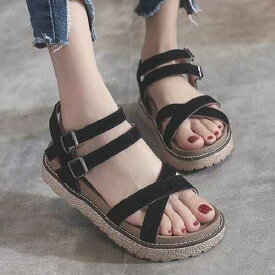 楽天市場 厚底 フラット コンフォートサンダル サンダル レディース靴 靴の通販