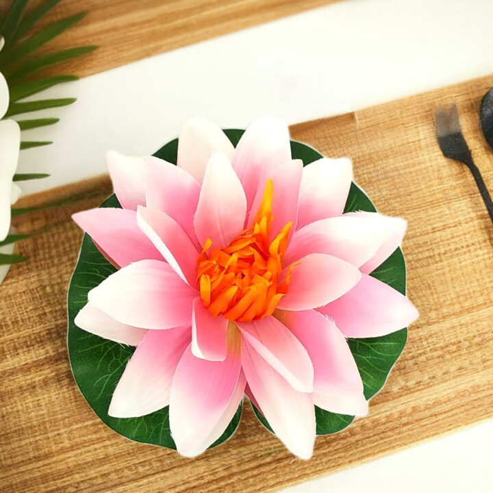 楽天市場】造花 睡蓮 スイレン 人工蓮 人工花 蓮 蓮の花 蓮花 水中の花 