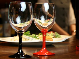 ワイングラス 星に願いを ペア　【木曽の漆器よし彦】