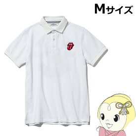 【あす楽】【在庫処分】バックスピン ポロシャツ ローリングストーンズ Mサイズ ホワイト The Rolling Stones TOUR 1978PT POLO SHIRT BA02W706M【/srm】