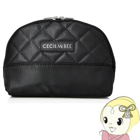 【最大4000円OFFクーポン発行 4/24 20時~4/25 23:59迄】セシルマクビー CECIL McBEE STYLISH POUCH SERIES ラウンドポーチ ブラックキルト　CM121058-BK【KK9N0D18P】