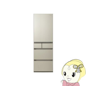 【在庫限り】冷蔵庫【標準設置込み】パナソニック 450L 5ドア冷蔵庫 右開き サテンゴールド NR-E459PX-N　ぎおん