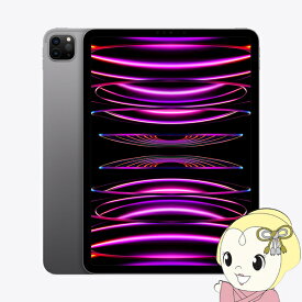 Apple アップル タブレットパソコン iPad Pro 11インチ 第4世代 Wi-Fi 128GB 2022年秋モデル MNXD3J/A [スペースグレイ]【/srm】【KK9N0D18P】