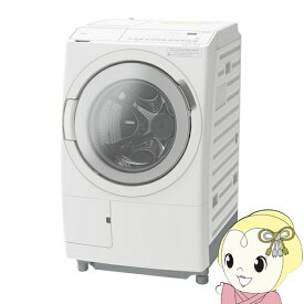 洗濯機 【設置込】 日立 HITACHI ドラム式洗濯乾燥機 ビッグドラム 洗濯12kg 乾燥6kg 左開き ホワイト BD-SV120JL-W【/srm】