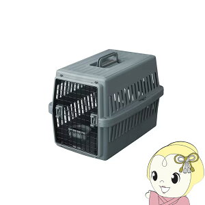 猫 キャリーバッグ 犬 ペット キャリー アイリスオーヤマ Mサイズ ペットキャリーバッグ 軽量 クレート ATC-670 ダークグレー【/srm】