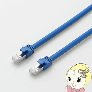 LAN�P�[�u�� ELECOM �G���R�� Cat7����LAN�P�[�u��2m �X�^���_�[�h �u���[ LD-TWS/BU2