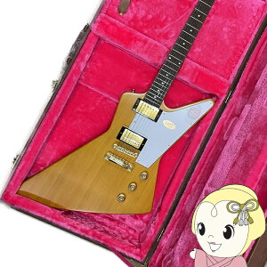 y݌ɋ͏zGLM^[ Epiphone GstH Inspired by Gibson Custom 1958 Korina Explorer White Pickguard Aged Natural GNXv[[y/srmz