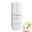 【標準設置込】三菱 冷蔵庫 500L 両開き MR-JW50M-W マットホワイト 6ドア フレンチドア 切れちゃう瞬冷凍 氷点下ストッカー A.I. 500Lクラス【/srm】