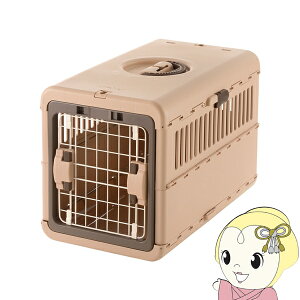 【期間限定クーポン発行】リッチェル キャンピングキャリー 折り畳み M 超小型犬 小型犬 猫用 体重目安〜8kg 折りたたみ ダークブラウン 059933【/srm】