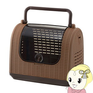 【期間限定クーポン発行】リッチェル ラタンキャリー ブラウン 156662 超小型犬・猫・うさぎ用 ペット キャリー バッグ ケース おしゃれ 防災グッズ