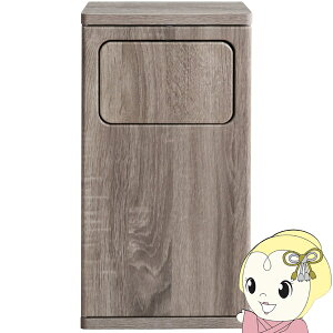 【期間限定クーポン発行】ゴミ箱 20L プッシュ式 木製 ダストボックス 宮武製作所 Empro エンプロー DB-480R-GJ グレージュ【/srm】