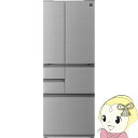 【3/10は期間限定クーポン発行】【在庫あり】冷蔵庫 【設置込】 シャープ SHARP 502L 幅68.5cm フレンチドア（観音開き） 6ドア アッシュシルバー SJ-X502P-S　ぎおん