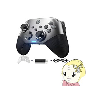 �R���g���[���[ Nintendo Switch�Ή� 6���W���C���Z���T�[���� �w�ʃ{�^�� 2.4GHz���C�����X Bluetooth �L�� �u���b�N EasySMX X10�y/srm�z