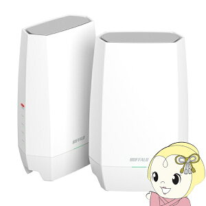 obt@[ Wi-Fi 6E(11ax)ΉgCohWi-Fi[^[ 2401+2401+573Mbps AirStation EasyMeshyAOς 2Zbg WNR-5400XE6P/2Sy/srmz