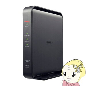 y10/1Gg[œXSiőP7{zobt@[ BUFFALO Wi-Fi 6(11ax)ΉWi-Fi[^[ 1201+300Mbps AirStation WSR-1500AX2L Gg[fy/srmz