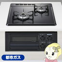 【在庫あり】ビルトインガスコンロ HARMAN ハーマン DG2023SQ1-13A ブラック 都市ガス用 幅45cm 2口 左強火力タイプ 無水片面焼グリル【/srm】