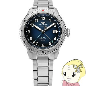 KENTEX �P���e�b�N�X �X�J�C�}��GMT �������� �r���v �����Y SEIKO�����[�u�����g �z���C�]���u���[ S809M-01�y/srm�z