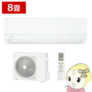 ���[���G�A�R�� ���� TOSHIBA 8���p �P��100V �G�A�R�� V-M�V���[�Y �z���C�g RAS-V251M-W�y/srm�z