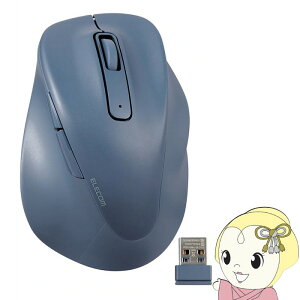 ���C�����X�}�E�X ELECOM �G���R�� 2.4GHz �É� 5�{�^�� �E���p L�T�C�Y �u���[ ���ɂ̈���S�n������ �G���S�m�~�N�X �R�� EX-G M-XGL30DBSKBU