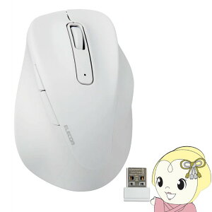 ���C�����X�}�E�X ELECOM �G���R�� 2.4GHz �É� 5�{�^�� �E���p L�T�C�Y �z���C�g ���ɂ̈���S�n������ �G���S�m�~�N�X �R�� EX-G M-XGL30DBSKWH