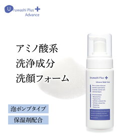 【公式】ウルワシ プラス AD 洗顔フォーム 160mL ポンプ 泡タイプ 時短 低刺激 アミノ酸 保湿 美肌 乾燥肌 無添加 日本製