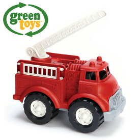 ＼レビュー特典あり／green toys ファイヤートラック GRT-FTK01R[おもちゃ 玩具 ファイヤートラック 消防車 室内 外遊び 砂場遊び 男の子 男 1才 1才以上 子供 誕生日 プレゼント 誕生日プレゼント 車のおもちゃ 車の玩具 誕生日プレゼント 乗り物] 即納