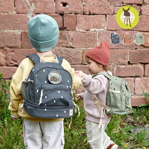 LASSIG ���b�V�O Mini Backpack Happy Prints �~�j �o�b�N�p�b�N[�L�b�Y �����b�N �j�̎q ���̎q �ʉ��o�b�O �q���p�����b�N ������� ���킢�� �q�� �c�� �u�����h �y��]