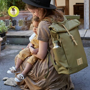 LASSIG ���b�V�O GRE Rolltop Backpack ���[���g�b�v �o�b�N�p�b�N[�}�U�[�Y�o�b�O �����b�N ������� �y�� �}�U�[�Y�����b�N ���킢�� �}�}�o�b�O �}�} ��e�� �g���₷�� ��l����]