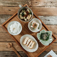 ＼特典あり／スタックトレー 27×38cm[木製トレー 木製トレイ おしゃれ シンプル おぼん 木製 木 トレイ …